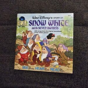 Walt Disney | Story of Snow White 45 Record & Book